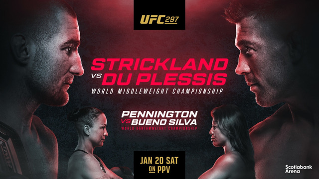 UFC 297: Strickland vs. Du Plessis (ОСНОВНОЙ КАРД) 21.01.2024 | Шон Стриклэнд – Дрикус Дю Плесси