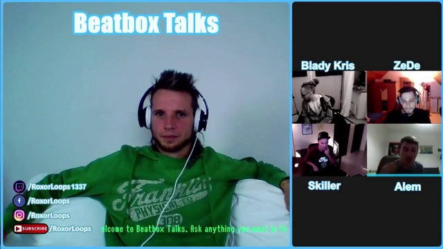 Фрагмент из стрима с легендами битбокса