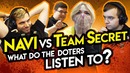 NaVi матч против Team Secret. Что слушают дотеры