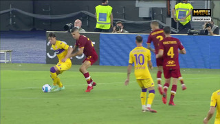 Голевой пас Шомуродова в матче Рома – Фиорентина