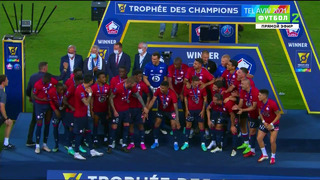Лилль – ПСЖ | Церемония награждения победителя Суперкубком Франции