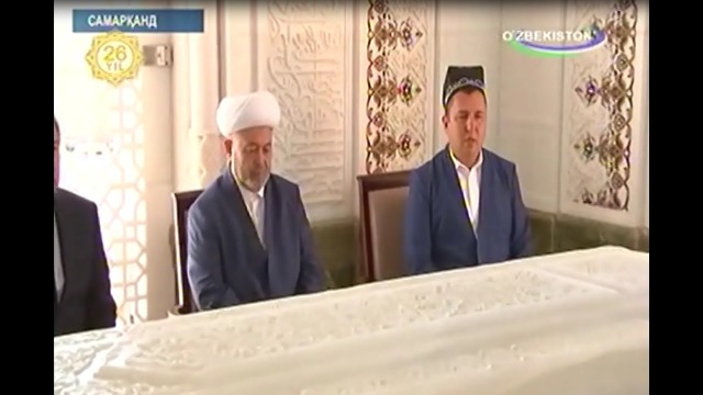 26. Islom Karimov haykali ochilishi