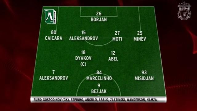 Liverpool 2-1 Ludogorets UCL 16/09/2014