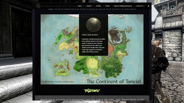 Пасхалка в новом огромном дополнении skyrim