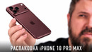 Распаковка iPhone 18 Pro Max – мразь бордовая или право имеет
