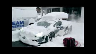 Lamborghini любит снег