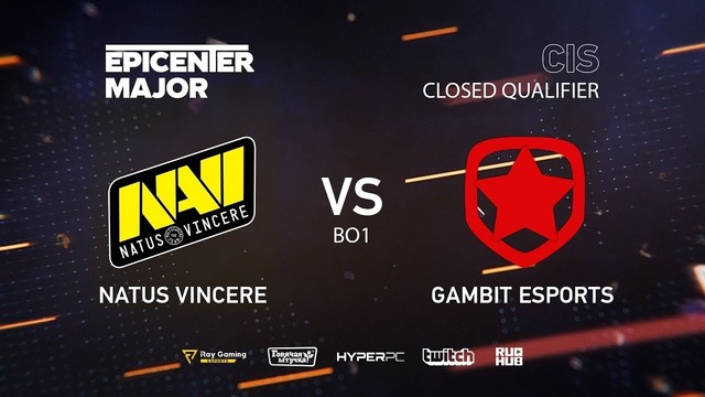 EPICENTER Major 2019 – Natus Vincere vs Gambit (CIS Closed Quals, bo1)