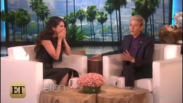Ellen DeGeneres Scares Selena Gomez Twice in One Interview