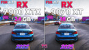 RX 7900 XTX vs RX 9070 XT – Comparison in 10 Games with FSR 4.1