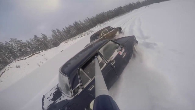 Offroad Family. Нива Провалилась Под Лед. Парный Дрифт На Жиге Offroad