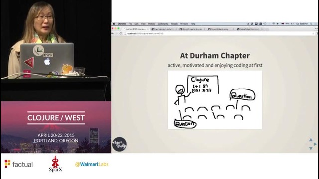 Clojure West 2015 – Joys and Pains to Write a Clojure Curriculum for Beginners