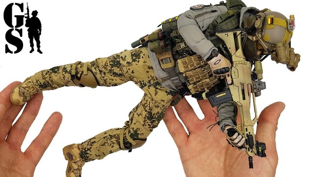Немецкий спецназ KSK – собираем фигурку от DAM Toys в масштабе 1:6