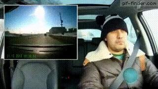 Реакция русского человека на летающий метеорит
