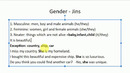 Ingliz tili grammatikasi – Lesson 5 Nouns and gender