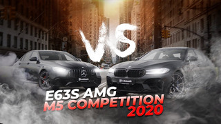 Kickdown. BMW M5 Competition VS Mercedes-Benz E63S? Два рестайлинга 2020 года! Кто лучше справился с задачей