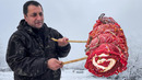 Невероятно сочный мясной рулет в печи
