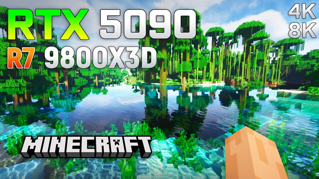 Minecraft: RTX 5090 with Shaders | 4K, 8K