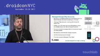 Droidcon NYC 2017 – Android Security, an Enterprise perspective