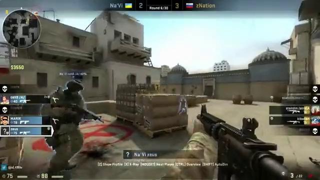 CS:GO StarSeries S6: NaVi vs zNation (dust2)