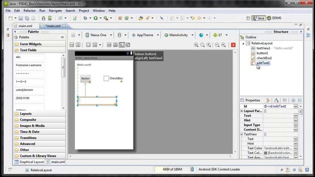 Start Android. Урок 4. Элементы экрана (android activity) и их свойства