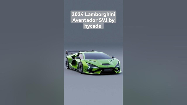 2024 Lamborghini Aventador SVJ successor by hycade #lamborghini #aventador #aventadorsvj #conceptcar