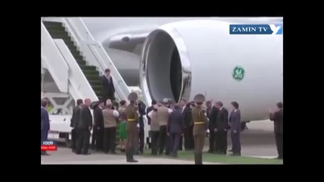 Президент Туркменистана только что прибыл в Узбекистан