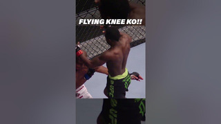 Underrated Flying Knee Knockout!! #shorts #ufc