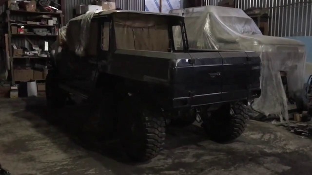 Самоделный Mercedes Gelandewagen 6x6 из гажданской тачке (3-серия)
