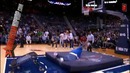 LOL! Fat Guy Fails Miserably Dunking From Trampoline