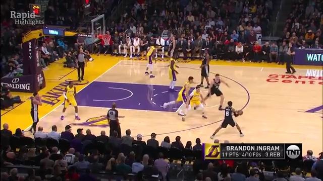 NBA 2018: San Antonio Spurs vs LA Lakers | NBA Season 2017-18