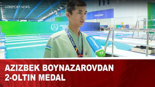 Azizbek Boynazarovdan 2-oltin medal