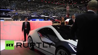 На женевском автосалоне представили распечатанный на 3D-принтере автомобиль