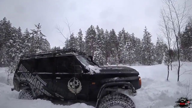 OffroadSPB. Так ли хорош ГАЗ-66 в снегу. OffroadSPB грязнет в снегу
