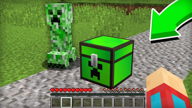 ЧТО ЛЕЖИТ В СУНДУКЕ У КРИПЕРА В МАЙНКРАФТ 100% ТРОЛЛИНГ ЛОВУШКА MINECRAFT КОМПОТ