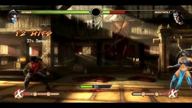 Mortal Kombat 9 – Красивое анбрейкбл комбо за Китану в собственном исполнении