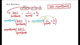 3 – 16 – Solving Rational Equations, Part 1 (9-17)