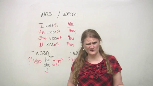 EngVid: Basic English Grammar – ‘Was’ and ‘Were