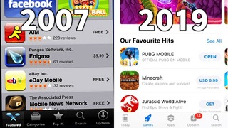 Эволюция развития магазина приложений App Store 2007-2019