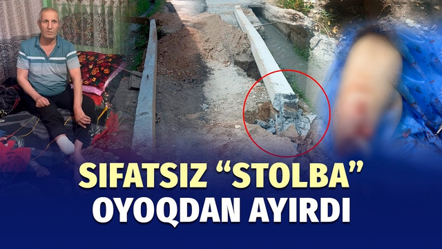 Ctolba” ag‘anab fuqaroning bir oyog‘idan ayirdi