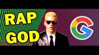 Rap God but every word is a Google image