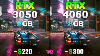 RTX 3050 vs RTX 4060 – Test in 10 Games
