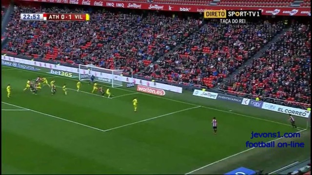 Атлетик 3:2 Вильяреал | Кубок Испании 2015/16 | 1/8 финала | Первый матч