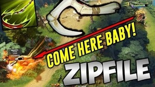 Zipfile Pudge [COME HERE BABY!] Highlights Dota 2