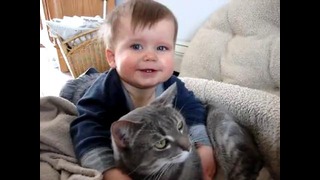 Baby and his Cat