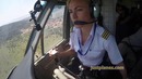 Девушка-пилот сажает гидроплан на воду в Хорватии