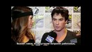 YH Interview with Vampire Diaries’ Stars at Comic Con (русские субтитры)