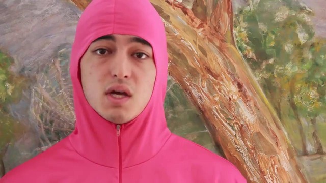 Pink guy – love yourself