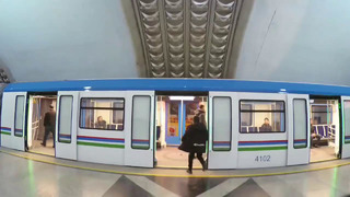 Самая первая тестовая поездка с пассажирами вагонов метро типа 81-765.5 * МОСКВА
