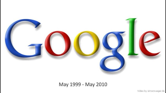 История изменения логотипа Google