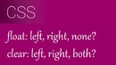 CSS da float qoidasi